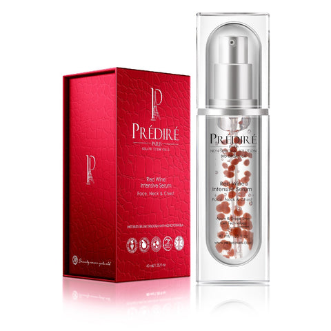 PREDIRE PARIS Red Wine Intensive Serum Face, Neck and Chest, 40 ml